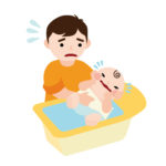 赤ちゃんのお風呂の入れ方について。